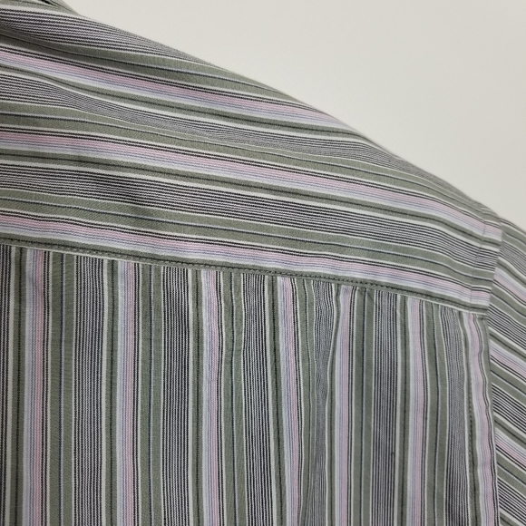 Banana Republic Mens Button Down Stripe Shirt - Picture 5 of 7